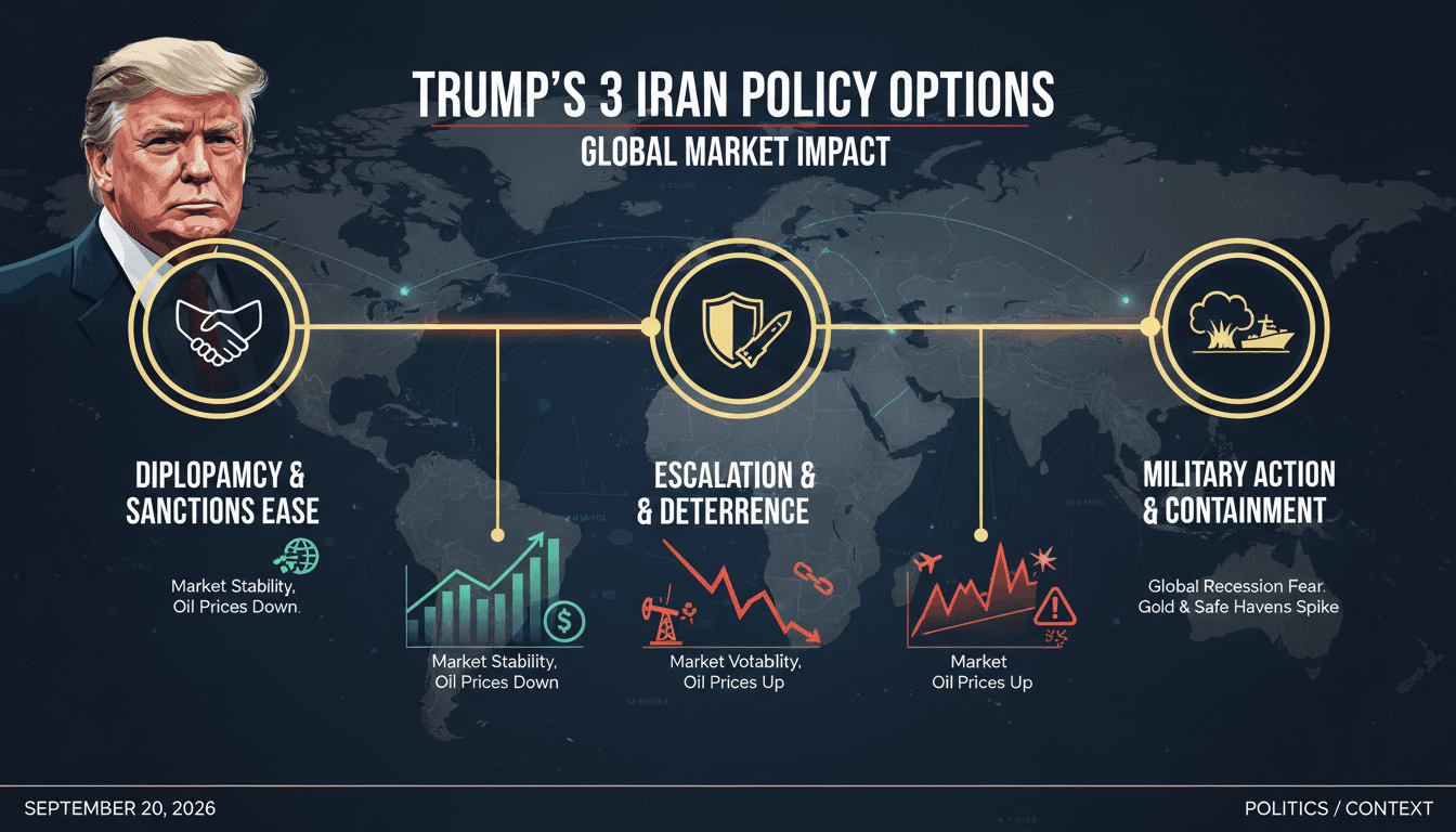 Trump Considers Three Policy Options for Iran Amid Rising Tensions