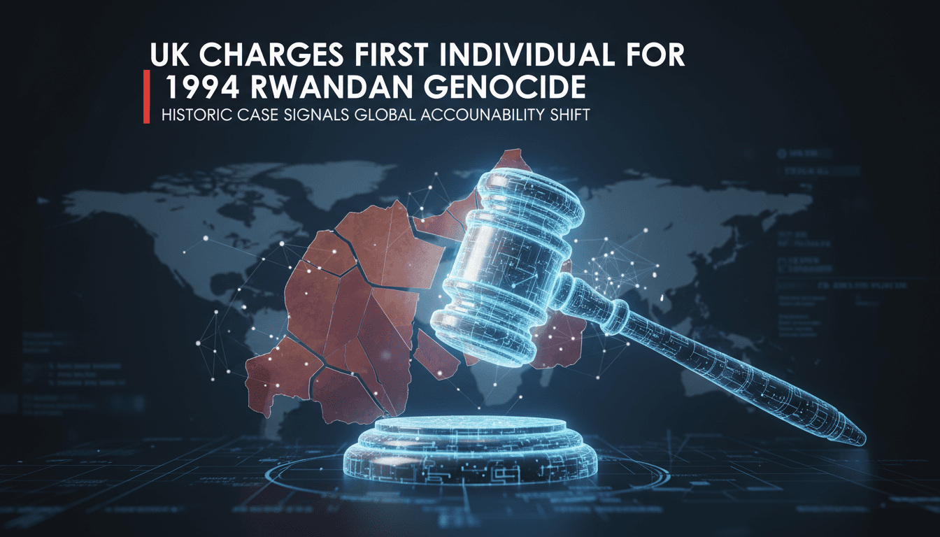 UK Charges First Individual for 1994 Rwandan Genocide in Historic Case