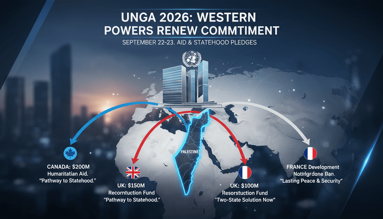 Western Powers Renew Commitment to Palestinian Statehood at UNGA 2026