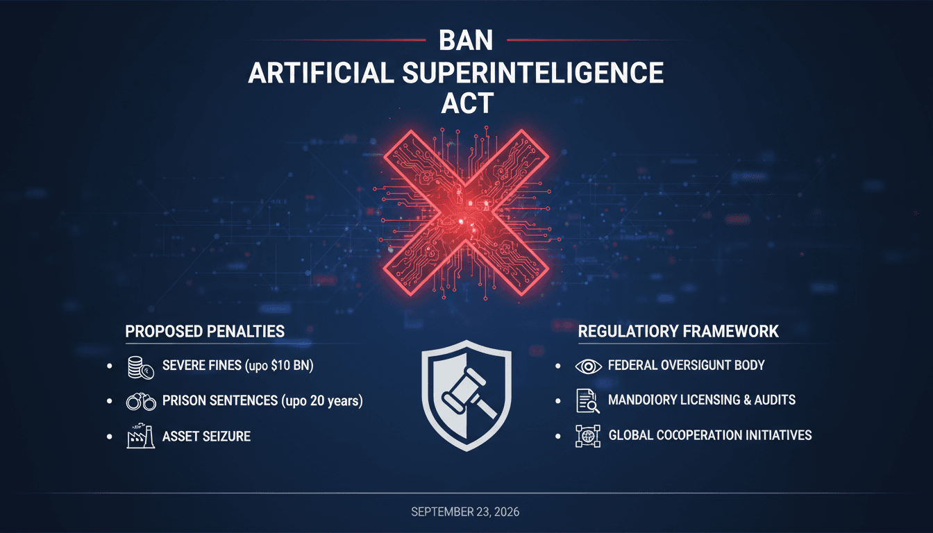 U.S. Congress Introduces Legislation to Ban Artificial Superintelligence