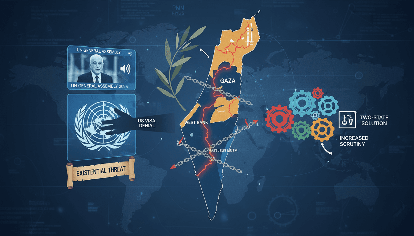 A map highlighting the Israeli-Palestinian conflict, emphasizing humanitarian issues and international responses.