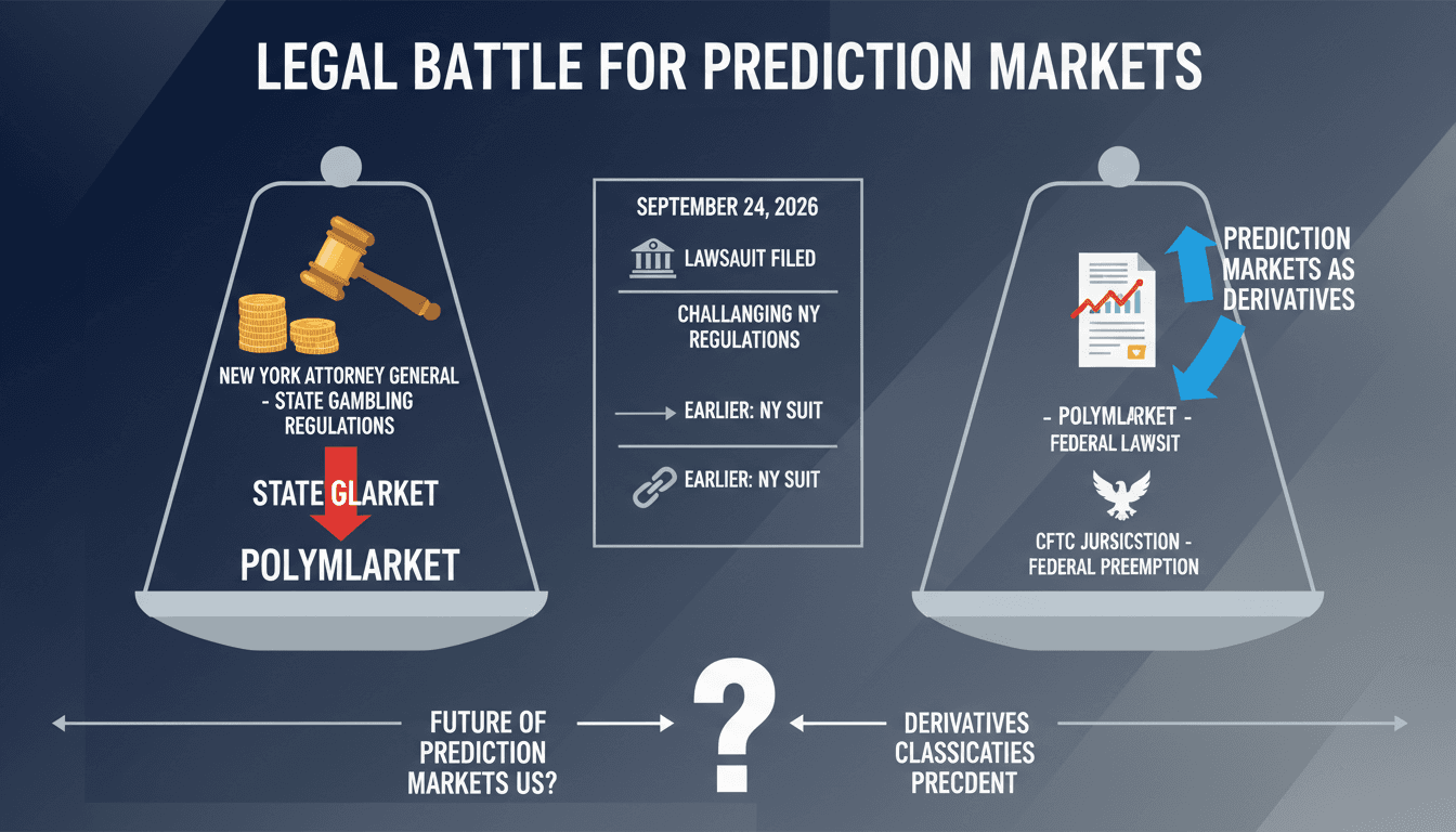 Polymarket Initiates Federal Lawsuit Against New York Attorney General to Challenge State Gambling Regulations
