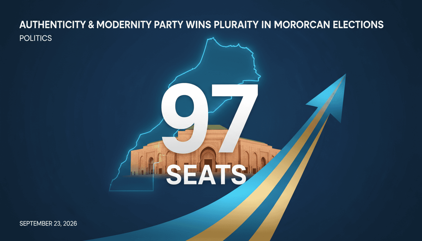 Authenticity and Modernity Party Wins Plurality in Moroccan Elections