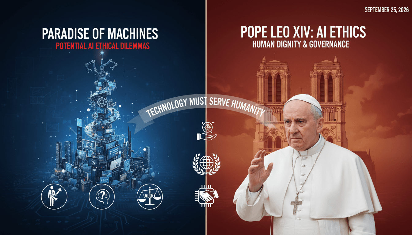 Pope Leo XIV Issues Warnings on AI Ethics During France Visit