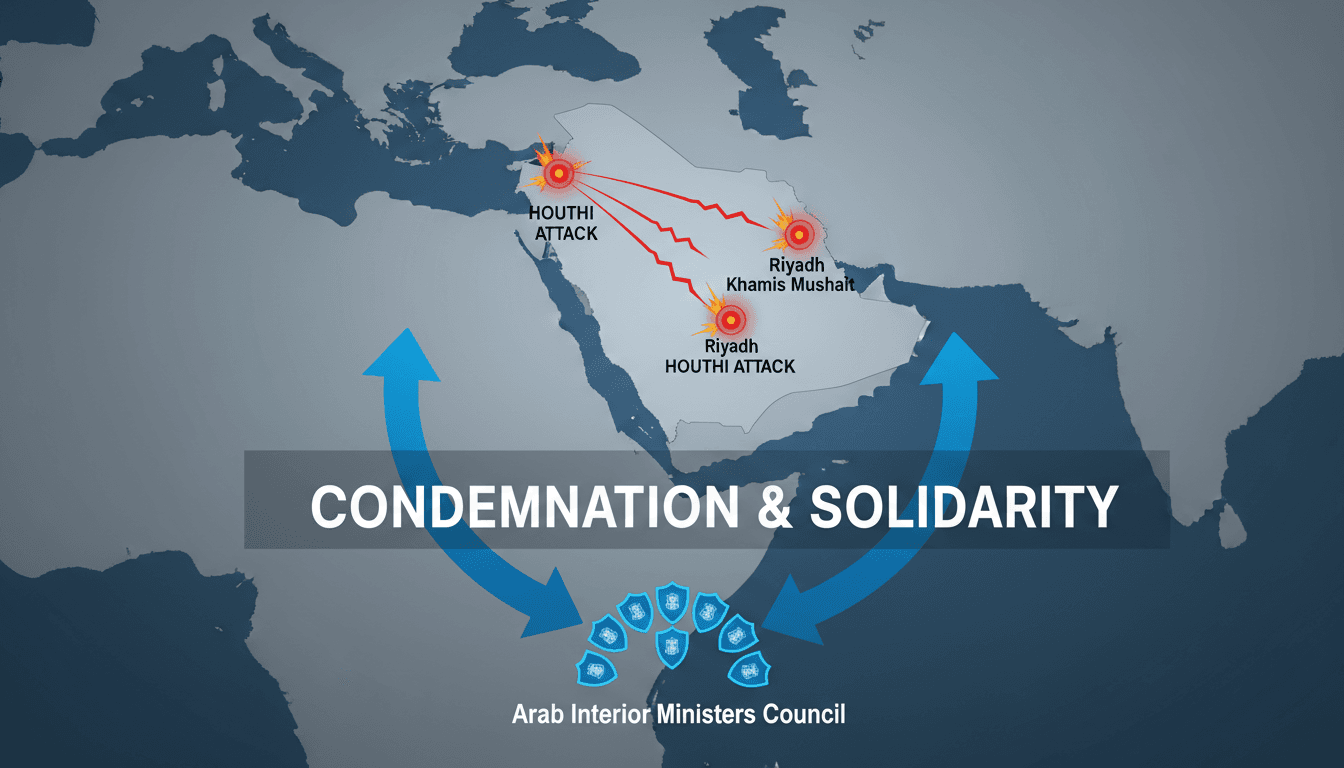 Arab Interior Ministers Council Condemns Houthi Attacks on Saudi Arabia