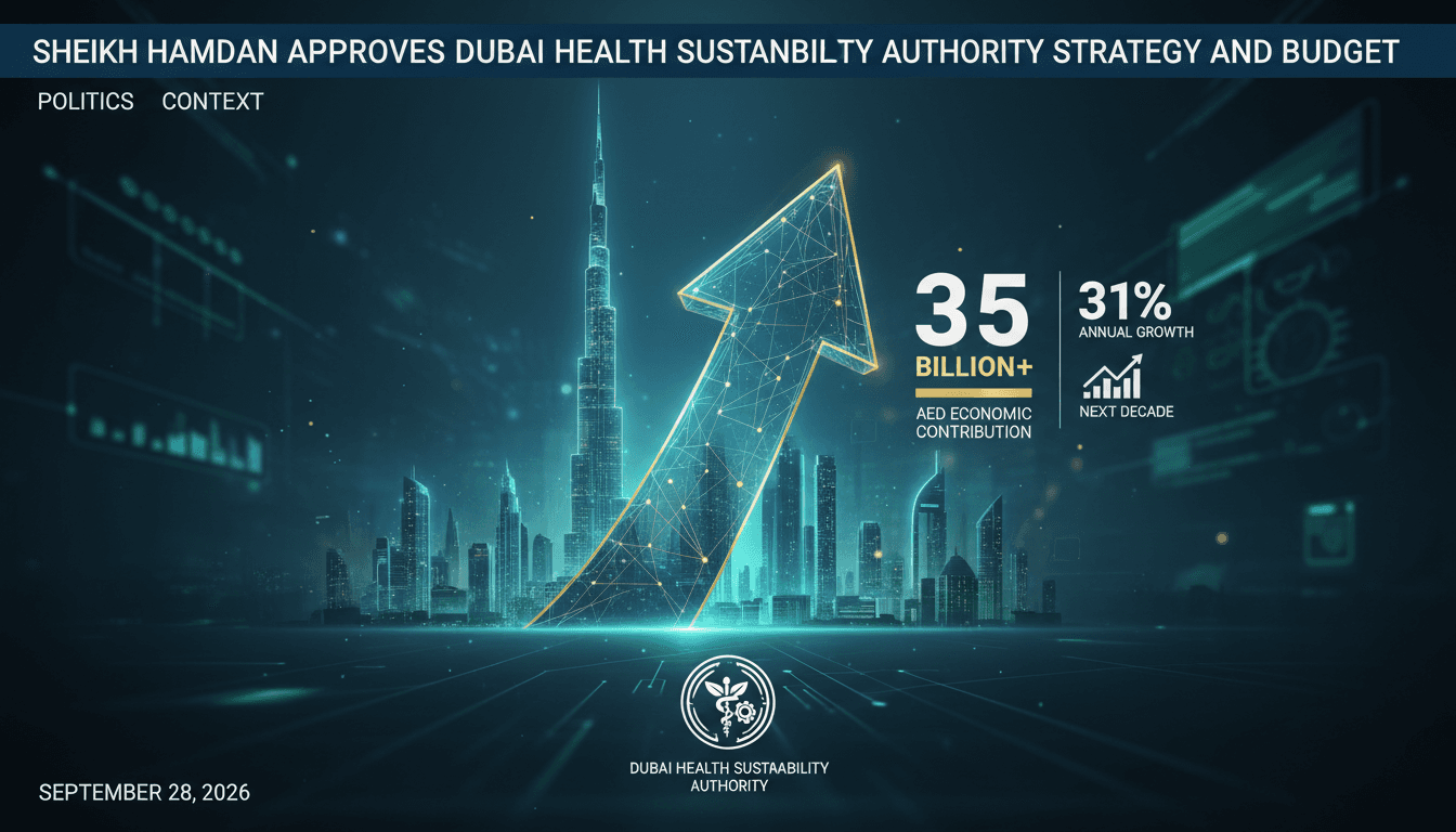 Sheikh Hamdan Approves Dubai Health Sustainability Authority Strategy and Budget