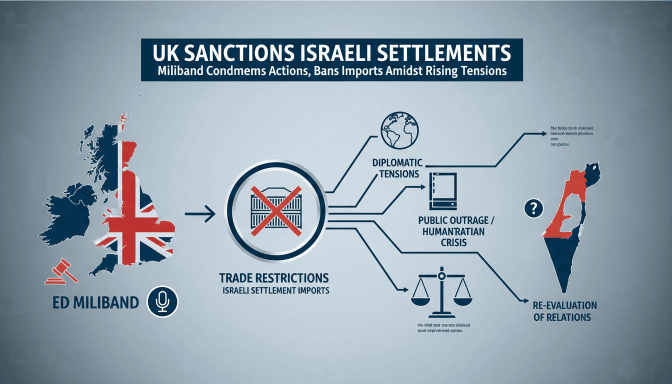 Infographic showing the implications of the UK’s trade restrictions on Israeli settlements.
