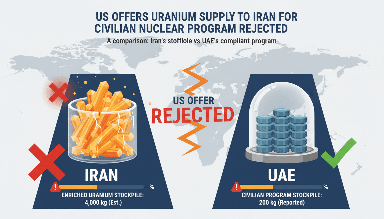US Offers Uranium Supply to Iran for Civilian Nuclear Program Rejected