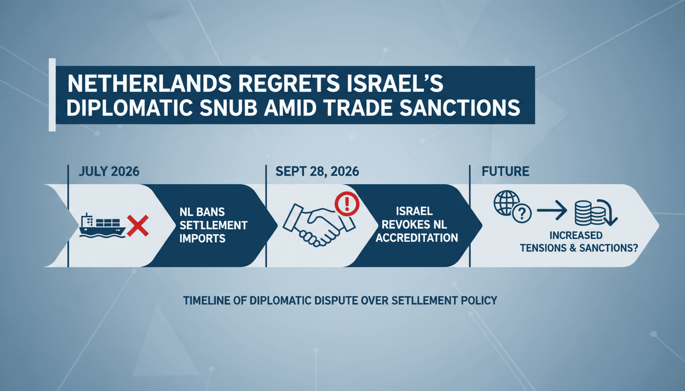 Netherlands Regrets Israel's Revocation of Diplomatic Accreditation Amid Settlement Trade Sanctions