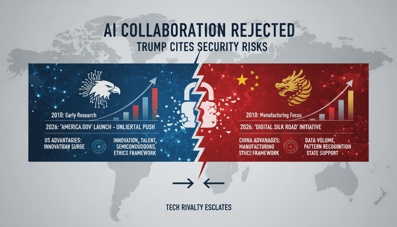 Trump Rejects AI Collaboration with China Citing Security Risks