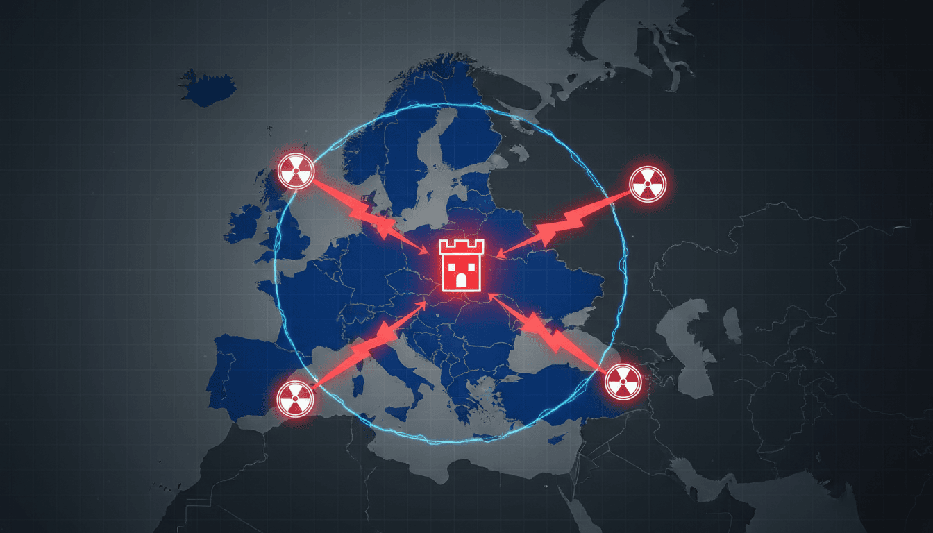 Map showing Kaliningrad's location and its strategic significance in NATO-Russia tensions.