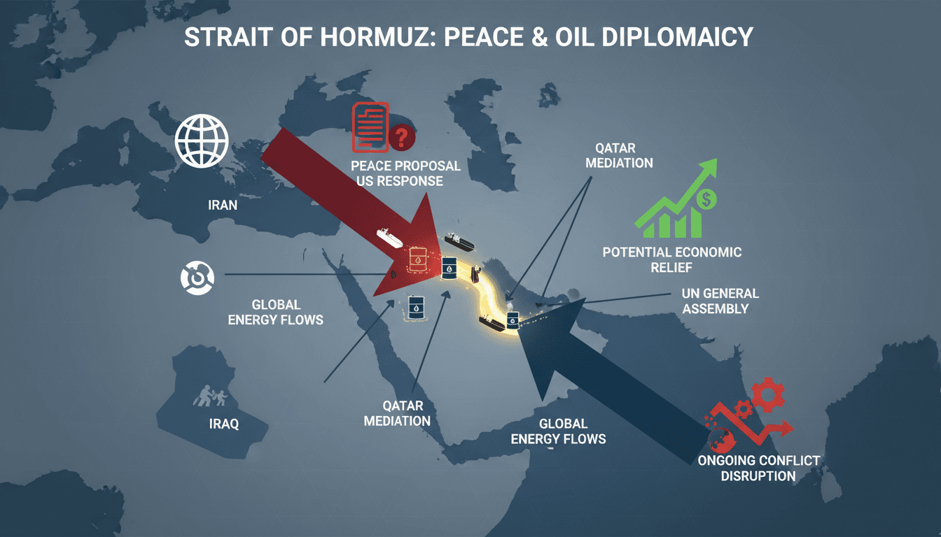 Iran Receives US Response to Peace Proposal on Strait of Hormuz Reopening
