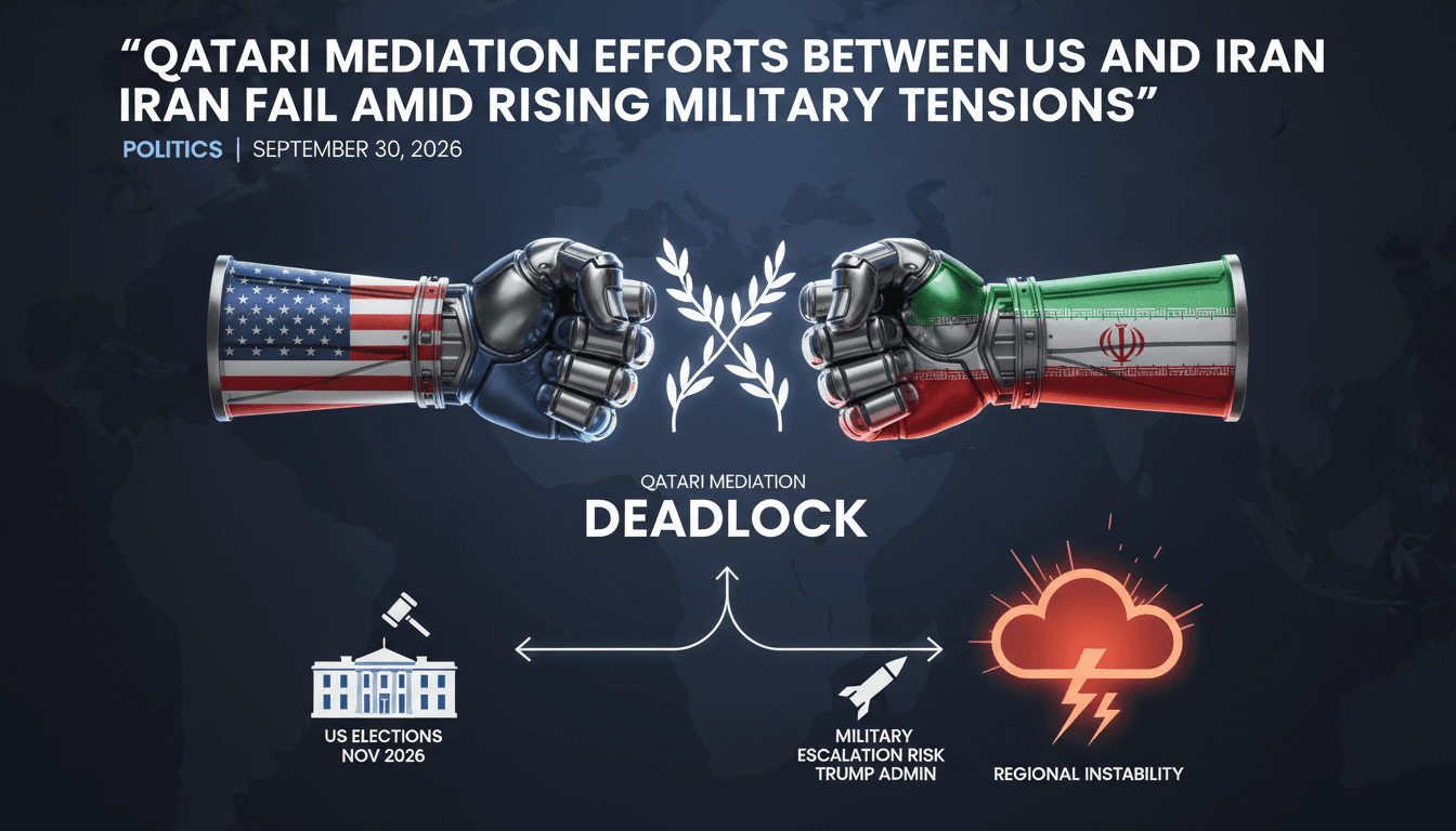 Qatari Mediation Efforts Between US and Iran Fail Amid Rising Military Tensions