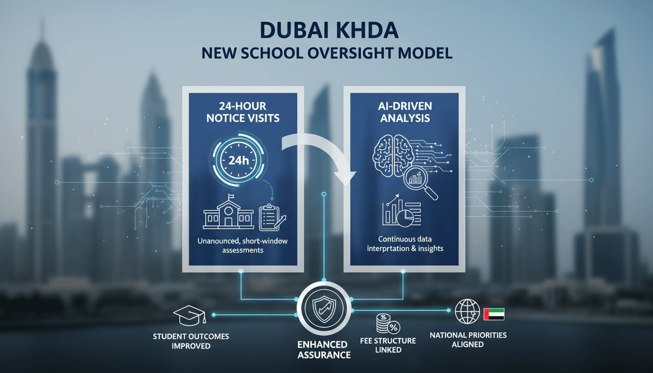 Dubai KHDA Launches New Data-Driven Oversight Model for Private Schools