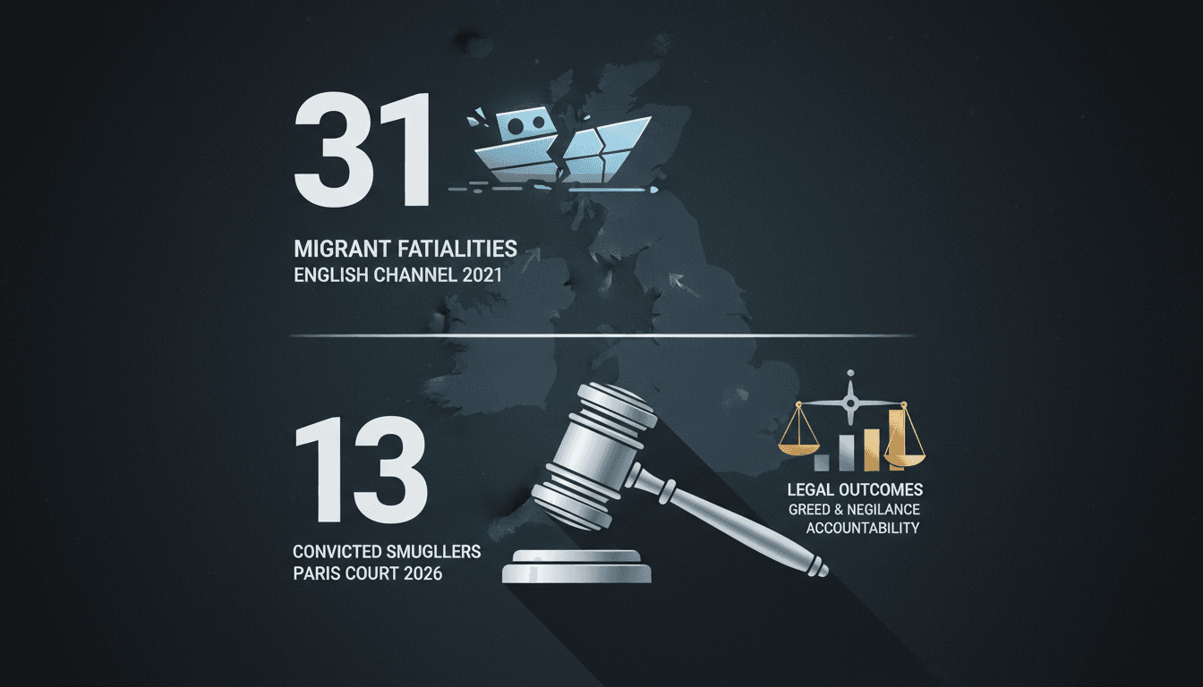 Paris Court Convicts 13 for 2021 English Channel Migrant Tragedy