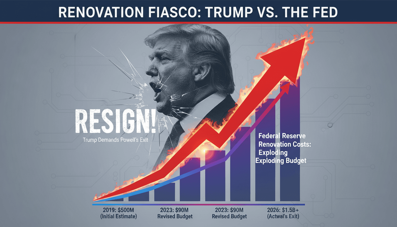 Trump Demands Powell Resignation After Fed Report on Renovation Overruns