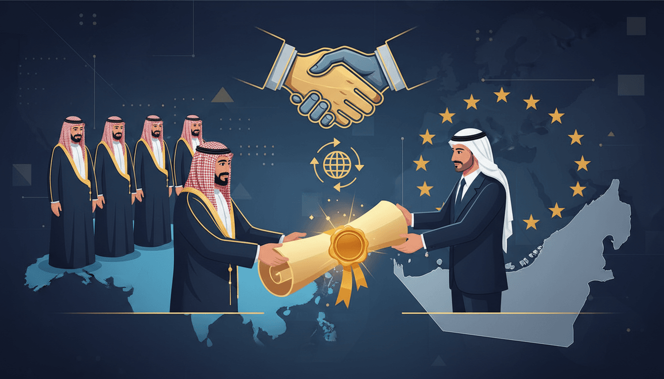 UAE President receiving invitation for Gulf-European Summit, highlighting diplomatic relations and cooperation.