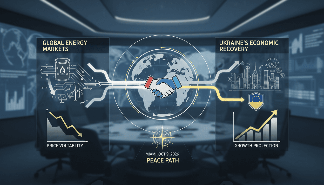 Negotiators in Miami discussing the Ukraine war and its implications for global energy prices and economic stability.