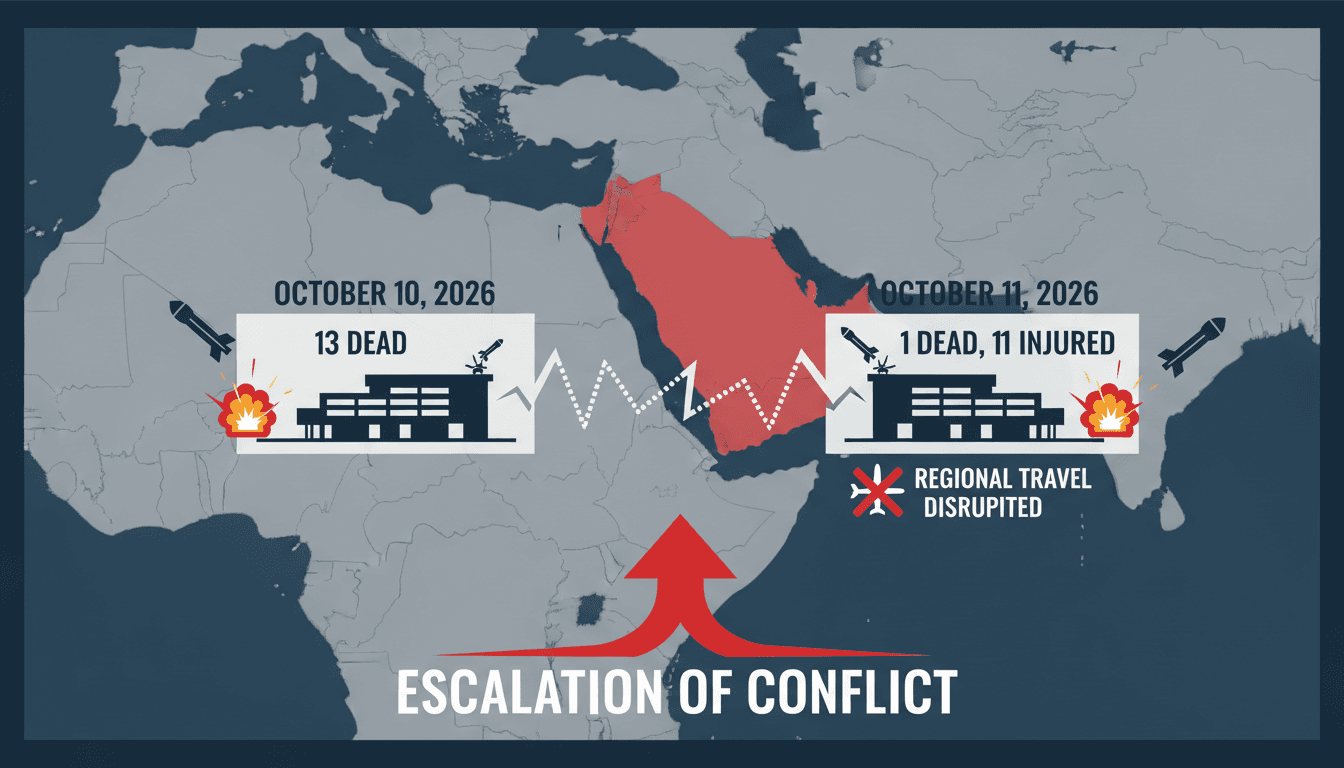 A map highlighting the location of the Houthi missile strikes on Riyadh's King Khalid International Airport.
