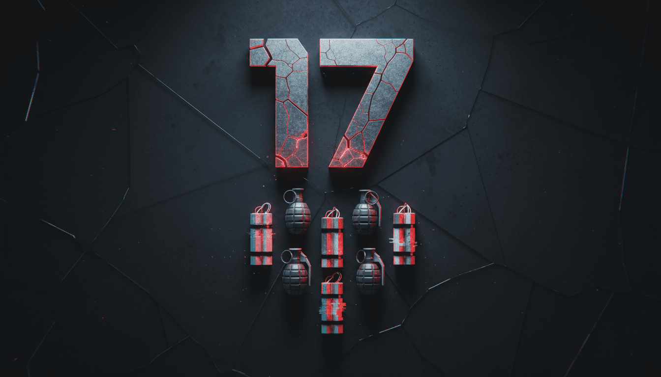 A graphic illustrating the number of explosive devices recovered in the foiled assassination plot against Polish Prime Minister Donald Tusk.