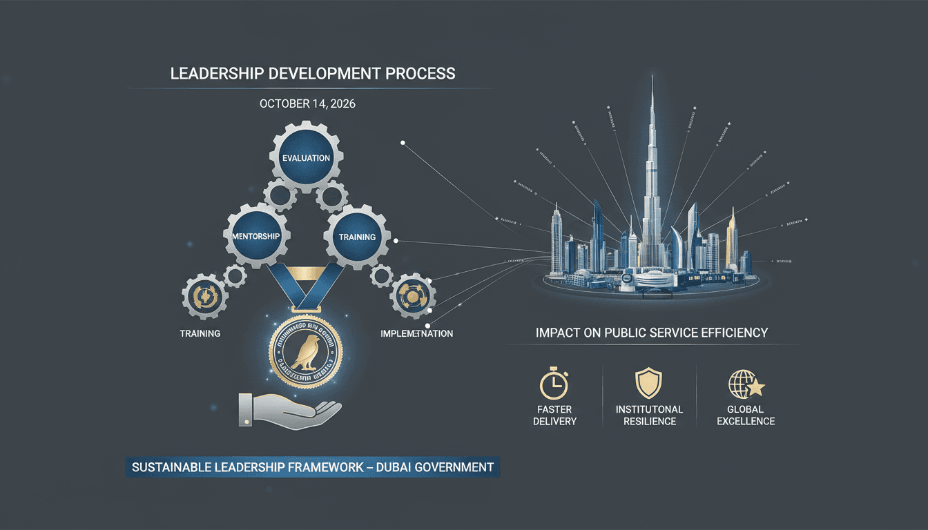 A visual representation of the Mohammed bin Rashid Leadership Medal ceremony highlighting leadership development in Dubai.