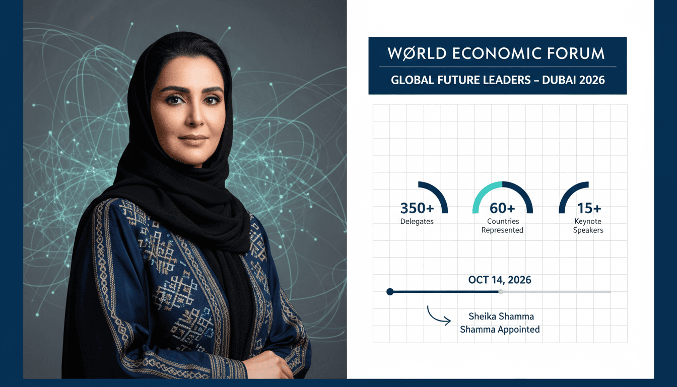 Sheikha Shamma bint Sultan bin Khalifa Al Nahyan at the World Economic Forum, emphasizing sustainability and innovation.