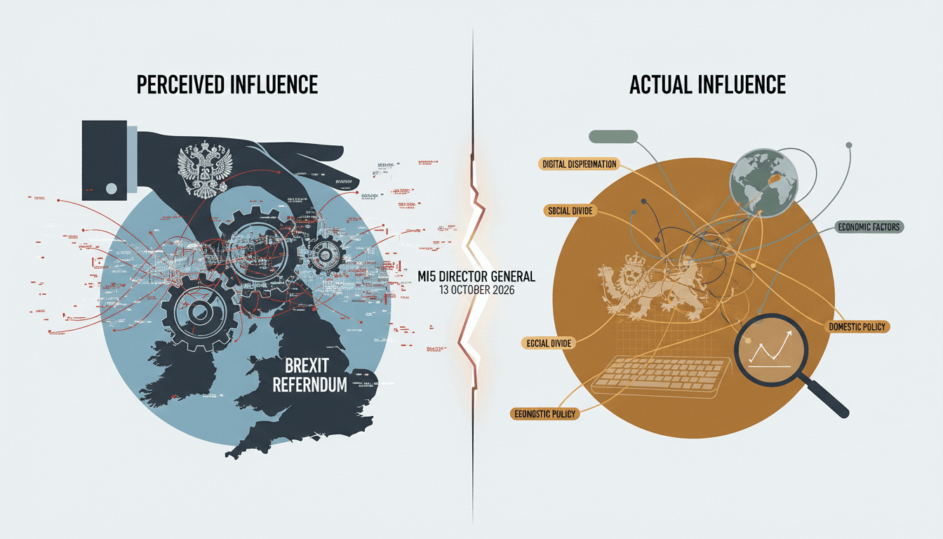 Infographic showing the impact of Russian interference on Brexit and its implications for global professionals.