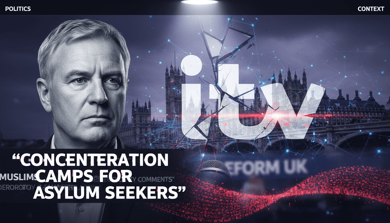 ITV investigation reveals Reform UK candidate Jason Powell's controversial remarks on asylum seekers and Muslims.