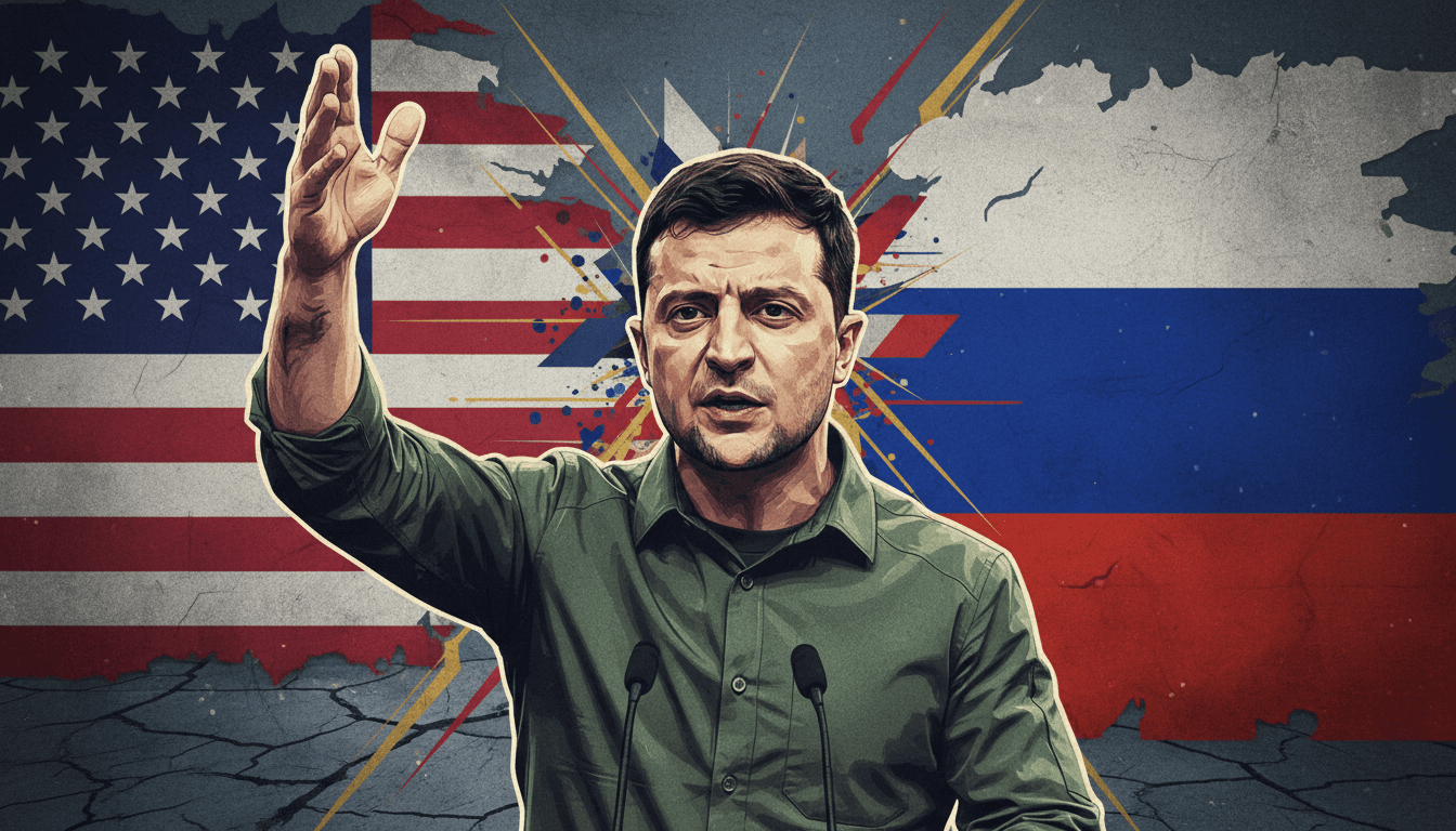 Zelenskyy warns against U.S. support for Putin during an NBC interview, highlighting geopolitical tensions.