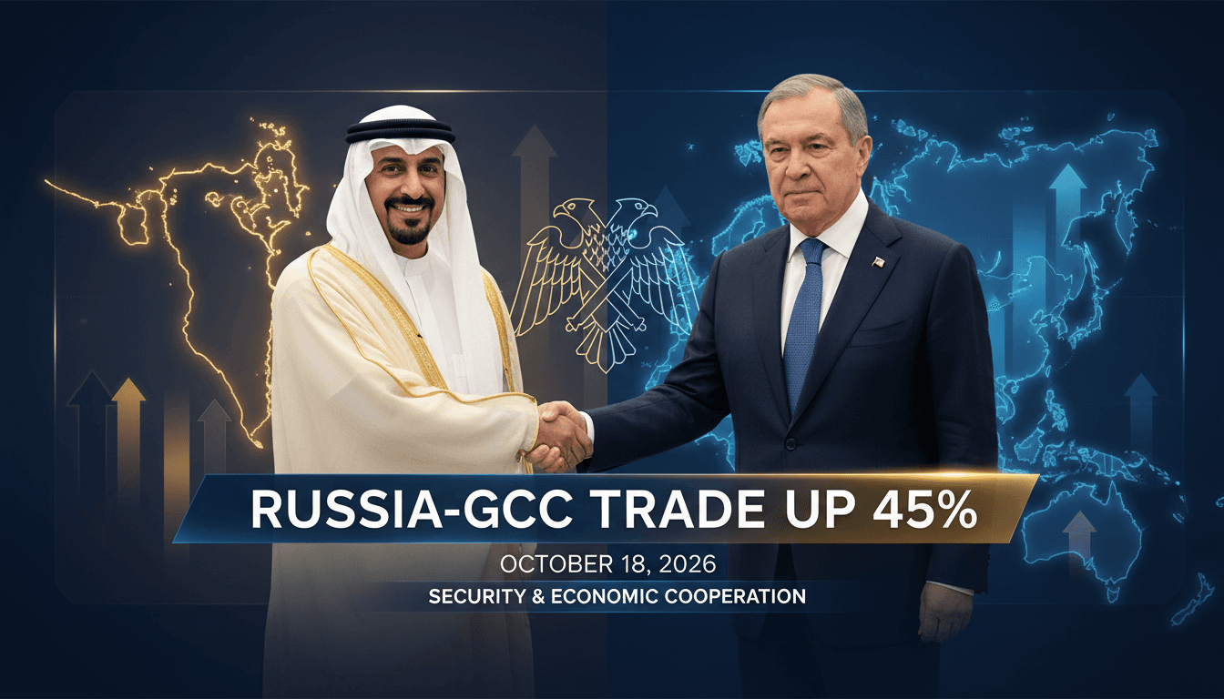 King Hamad of Bahrain and Sergey Lavrov shaking hands, highlighting Bahrain-Russia trade relations.
