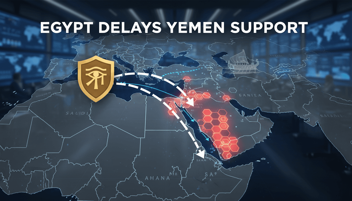 Egypt Delays Military Support Authorization for Saudi Arabia in Yemen Amid Regional Concerns
