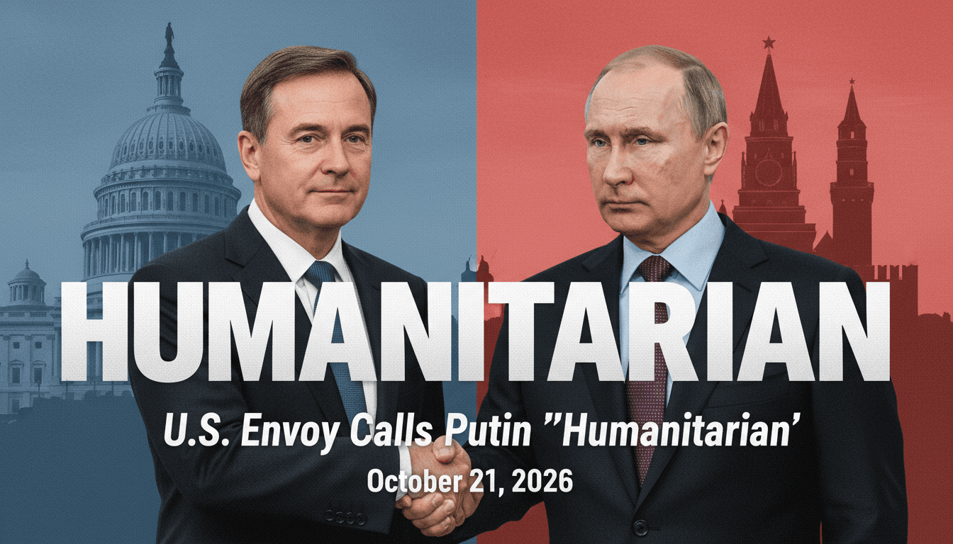 Steve Witkoff and Vladimir Putin during a diplomatic meeting, highlighting the release of American Stephen Hubbard.