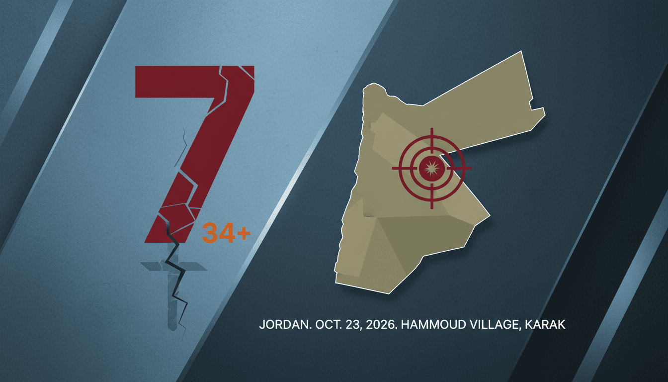 A map of Jordan highlighting the location of the church attack, with a focus on interfaith relations.