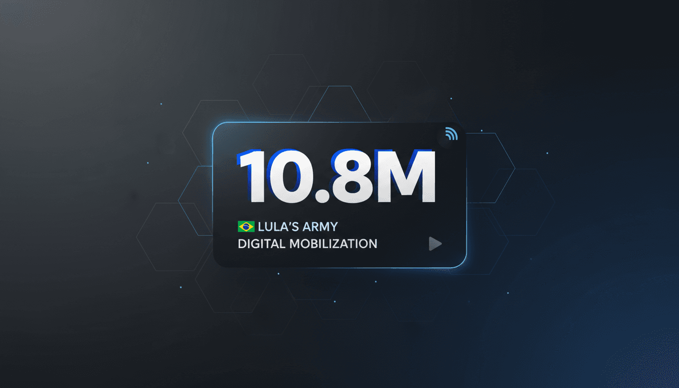 Minimalist dark-mode graphic showing direct-to-consumer private channel mobilization analytics