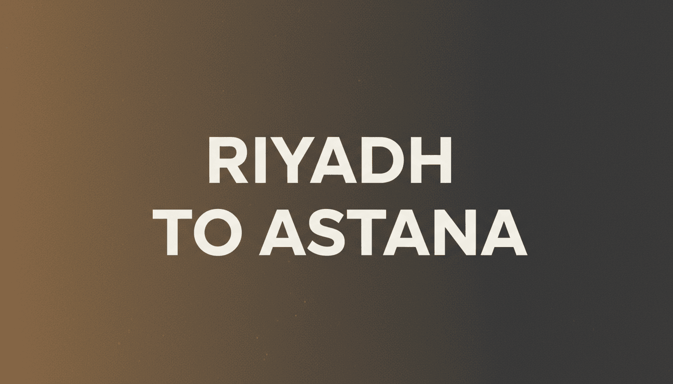 Diplomatic meeting in Riyadh between Saudi and Kazakhstan foreign ministry officials regarding bilateral ties