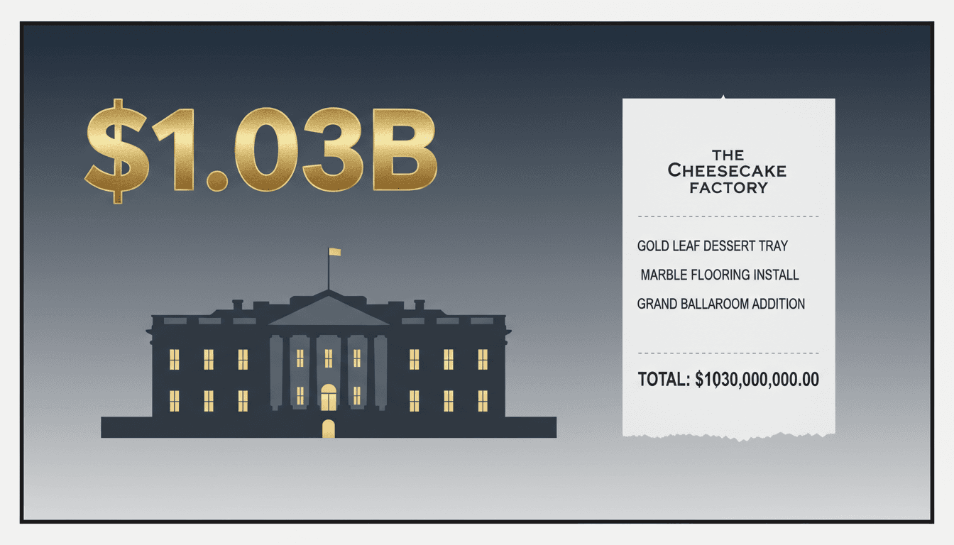 Minimalist card showing 1.03 billion dollar earnings metric beside Cheesecake Factory campaign feud visual elements