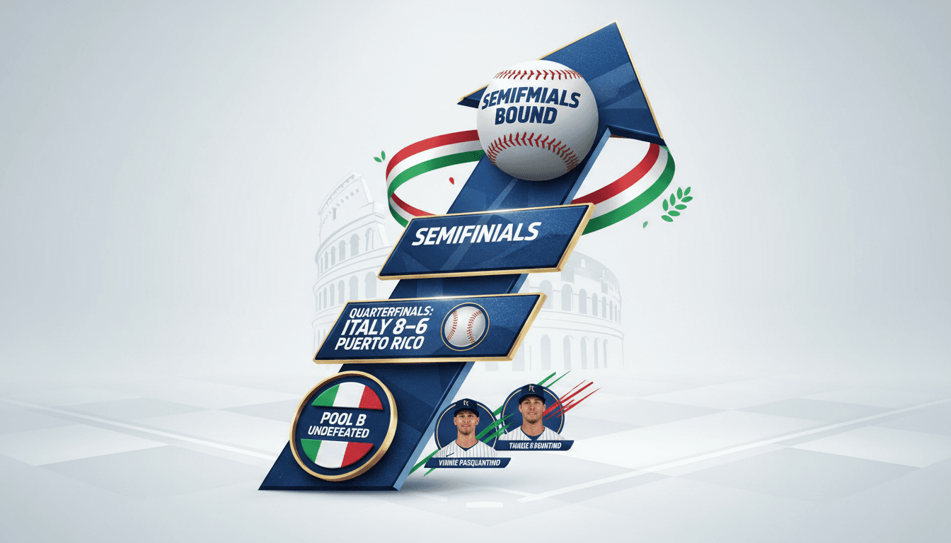 Team Italy Reaches Semifinals of 2026 World Baseball Classic