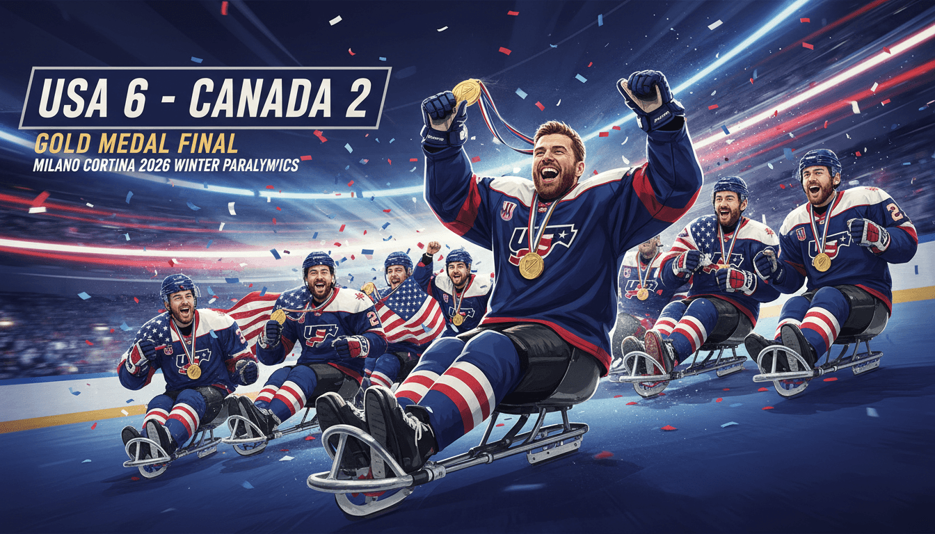 United States Men's Para Ice Hockey Team Wins Fifth Consecutive Paralympic Gold Medal
