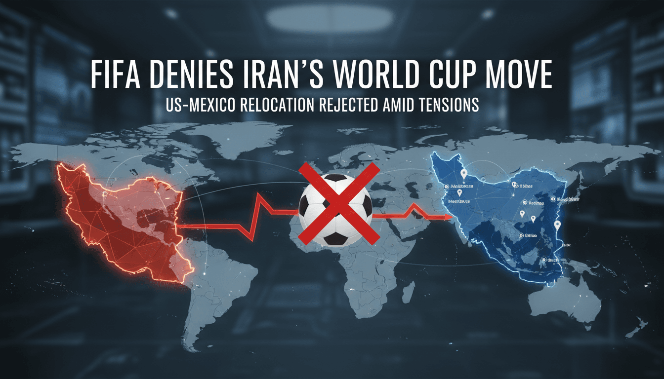 FIFA Denies Iran's Request to Move World Cup Matches from US to Mexico