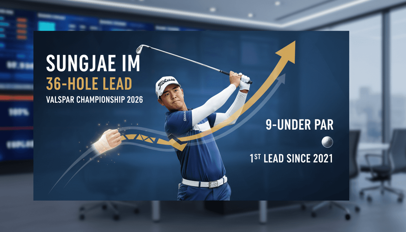 Sungjae Im Takes 36-Hole Lead at 2026 Valspar Championship