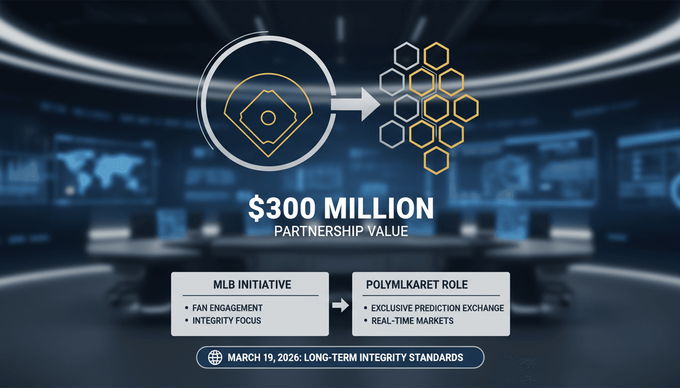 MLB Partners with Polymarket for Exclusive Prediction Market Exchange Deal