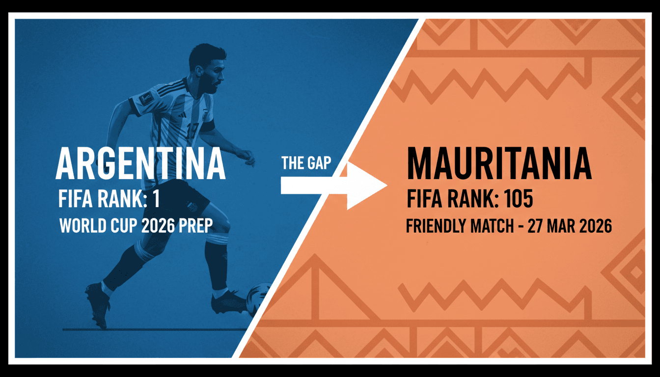 Argentina to play friendly against Mauritania ahead of World Cup 2026