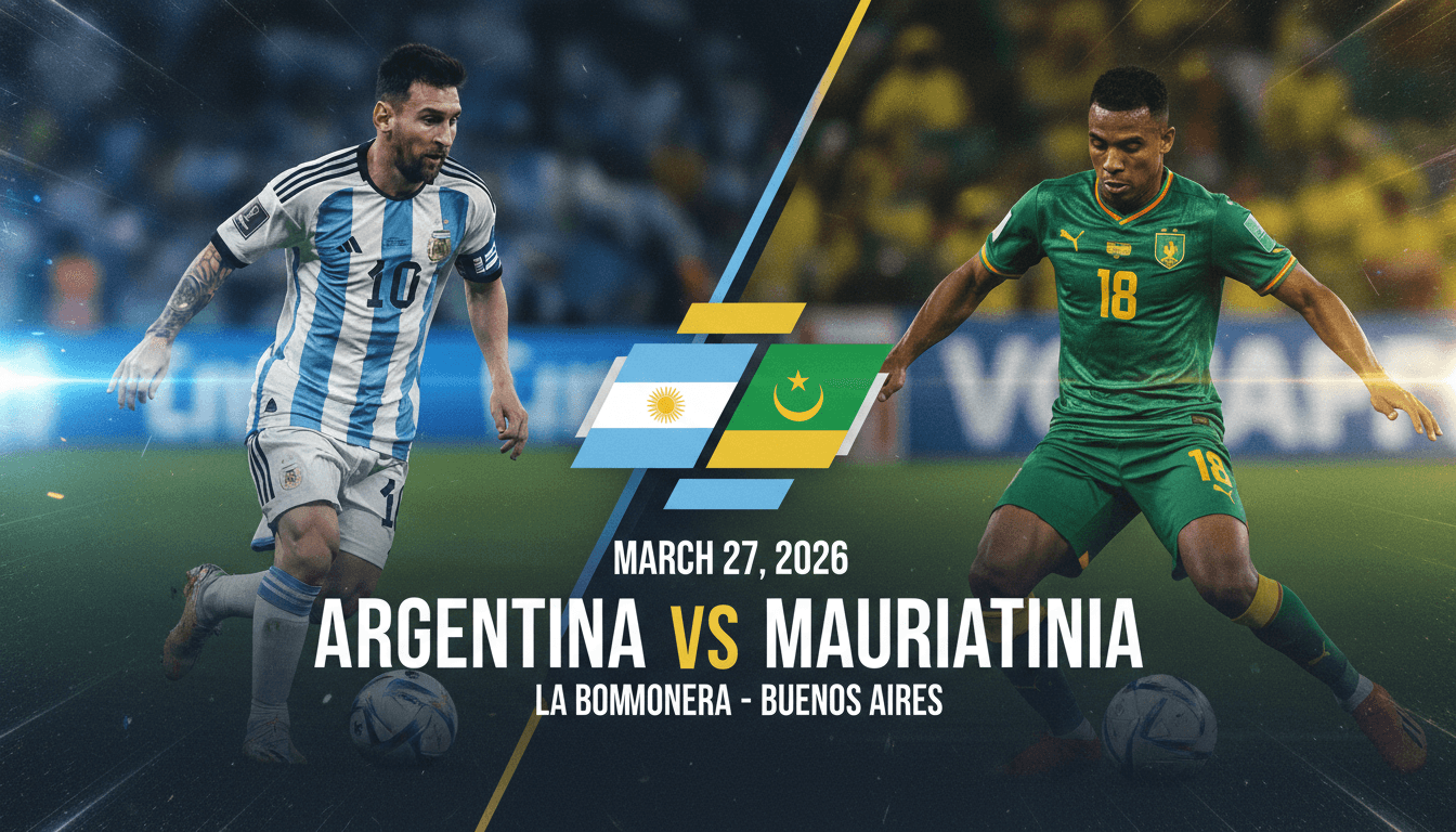 Argentina to Play Mauritania in Friendly Match Ahead of 2026 World Cup