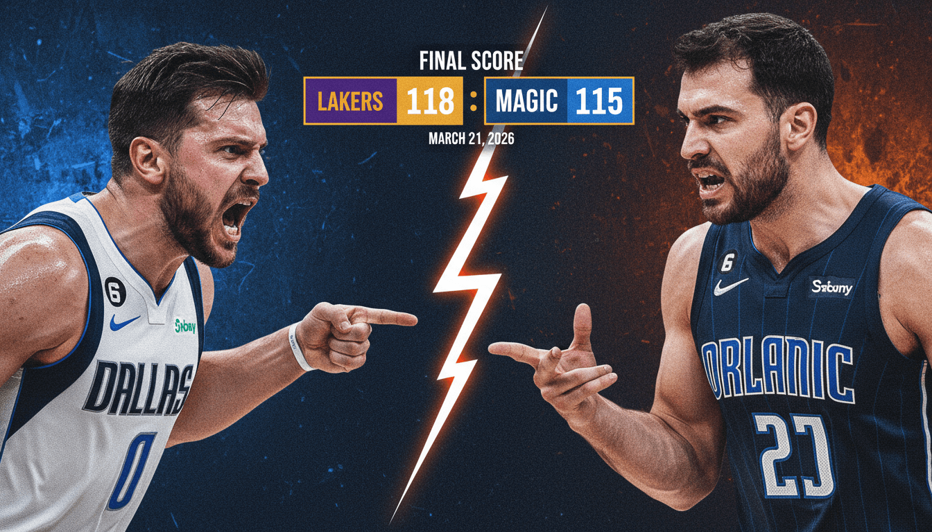 Luka Dončić and Goga Bitadze Involved in Controversial Altercation During Lakers-Magic Game