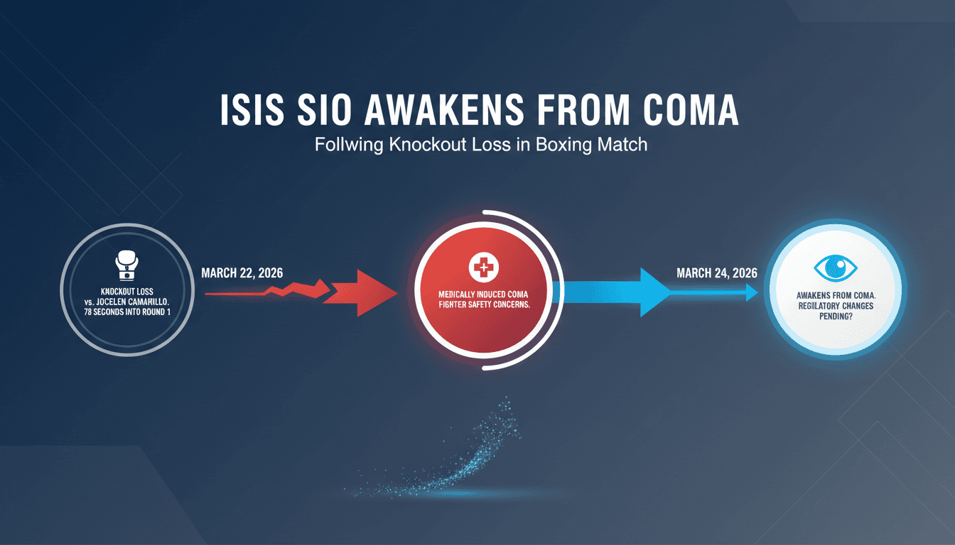 Isis Sio Awakens from Coma Following Knockout Loss in Boxing Match