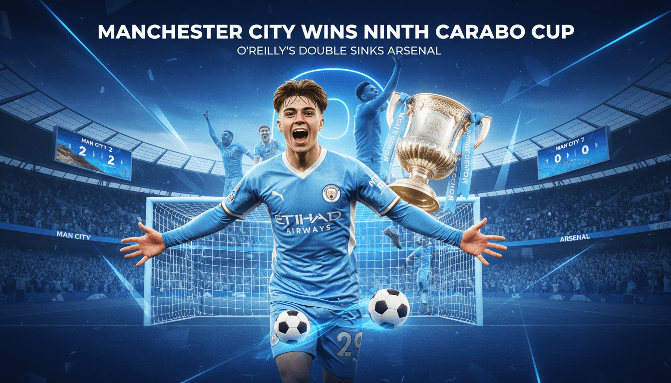 Manchester City Wins Ninth Carabao Cup with Victory over Arsenal