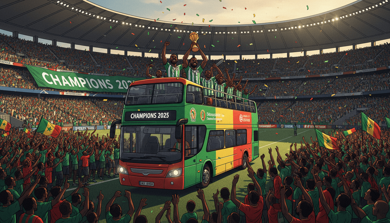 Senegal Celebrates AFCON 2025 Trophy Despite Title Revocation by CAF