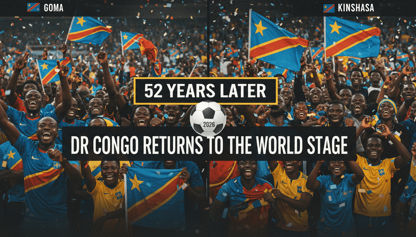 Democratic Republic of the Congo Qualifies for 2026 FIFA World Cup After 52 Years