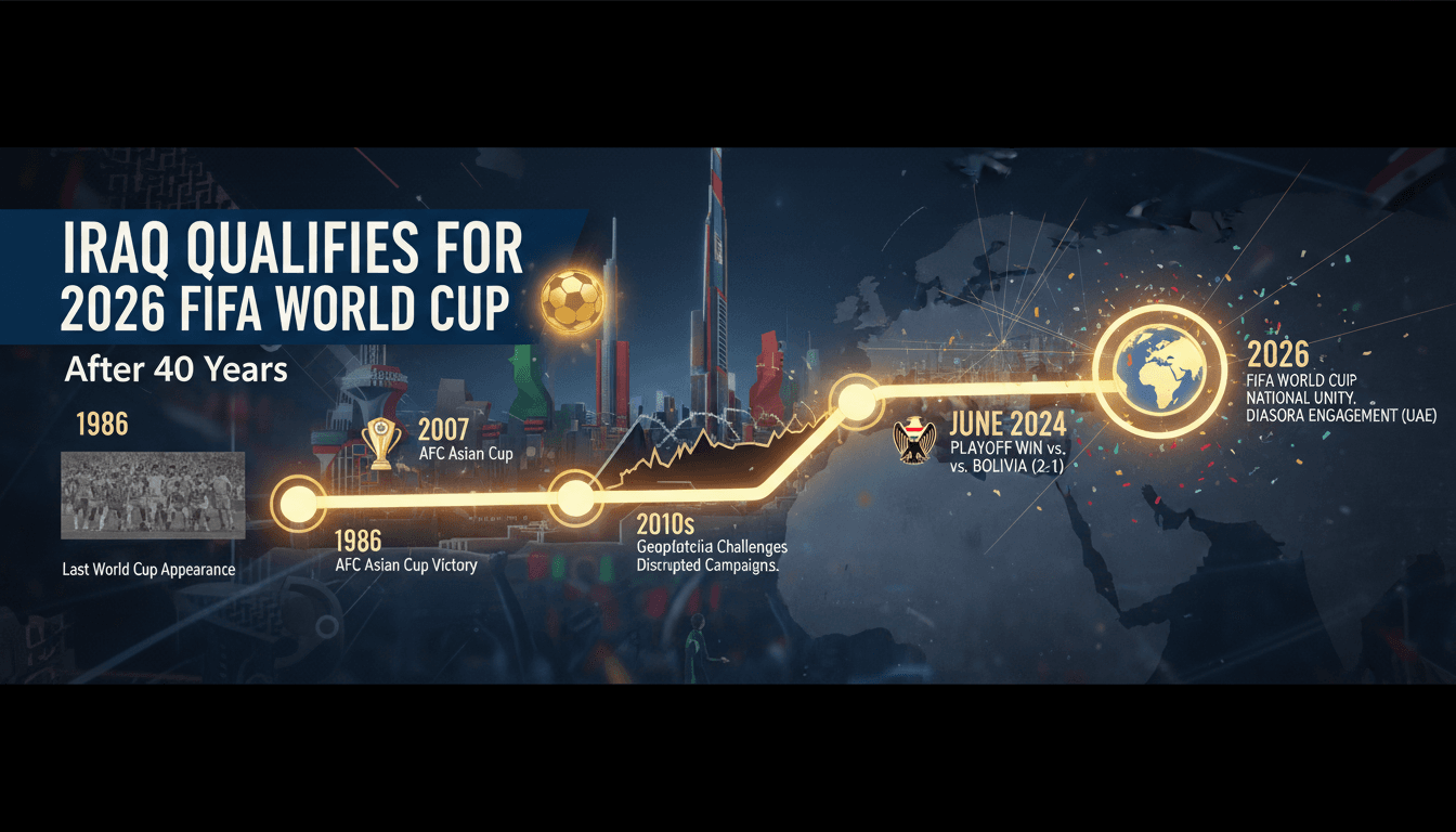 Iraq qualifies for 2026 FIFA World Cup after 40 years with playoff win over Bolivia
