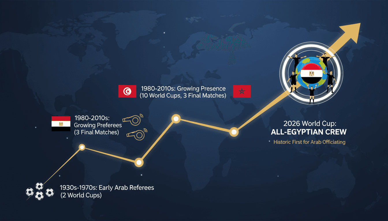 FIFA Appoints First-Ever Complete Egyptian Referee Crew for 2026 World Cup